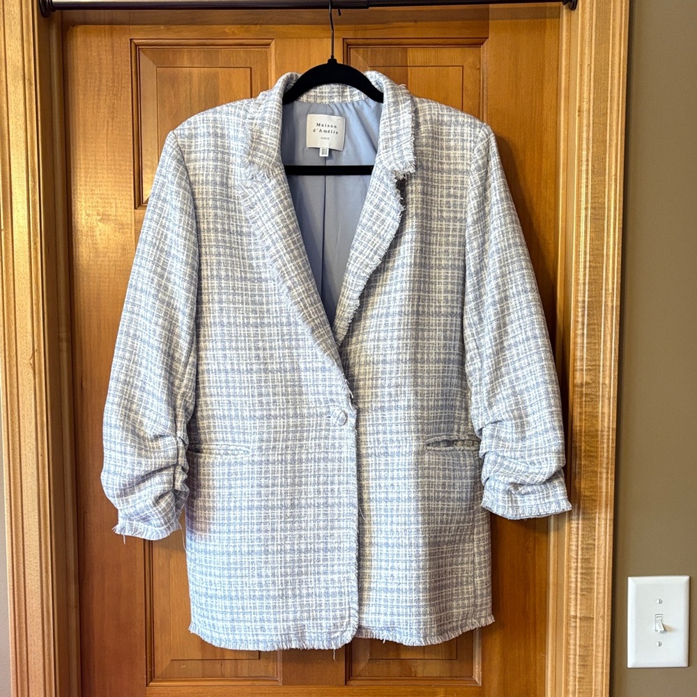 Houndstooth Blazer Jacket
